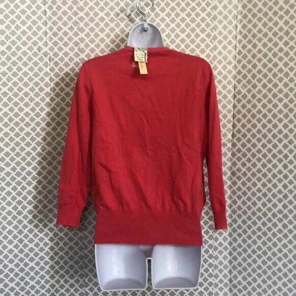 NWT mainbocher coral Button‎ down cardigan - Picture 3 of 5